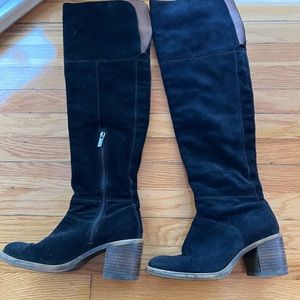 Lucky Brand suede thigh high boots